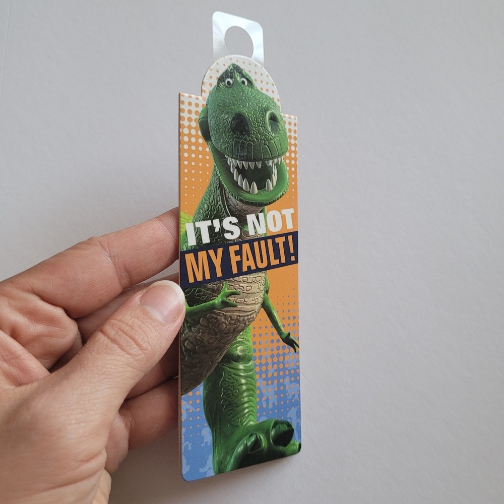 2010 Toy Story 3 T Rex Bookmark Magnetic Magnet UK That Company Called If, #6805 - Picture 4 of 16